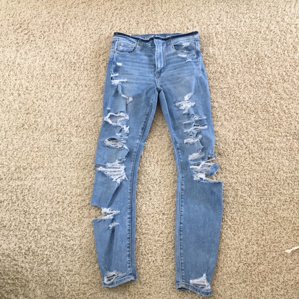 American eagle super hi-rise jegging